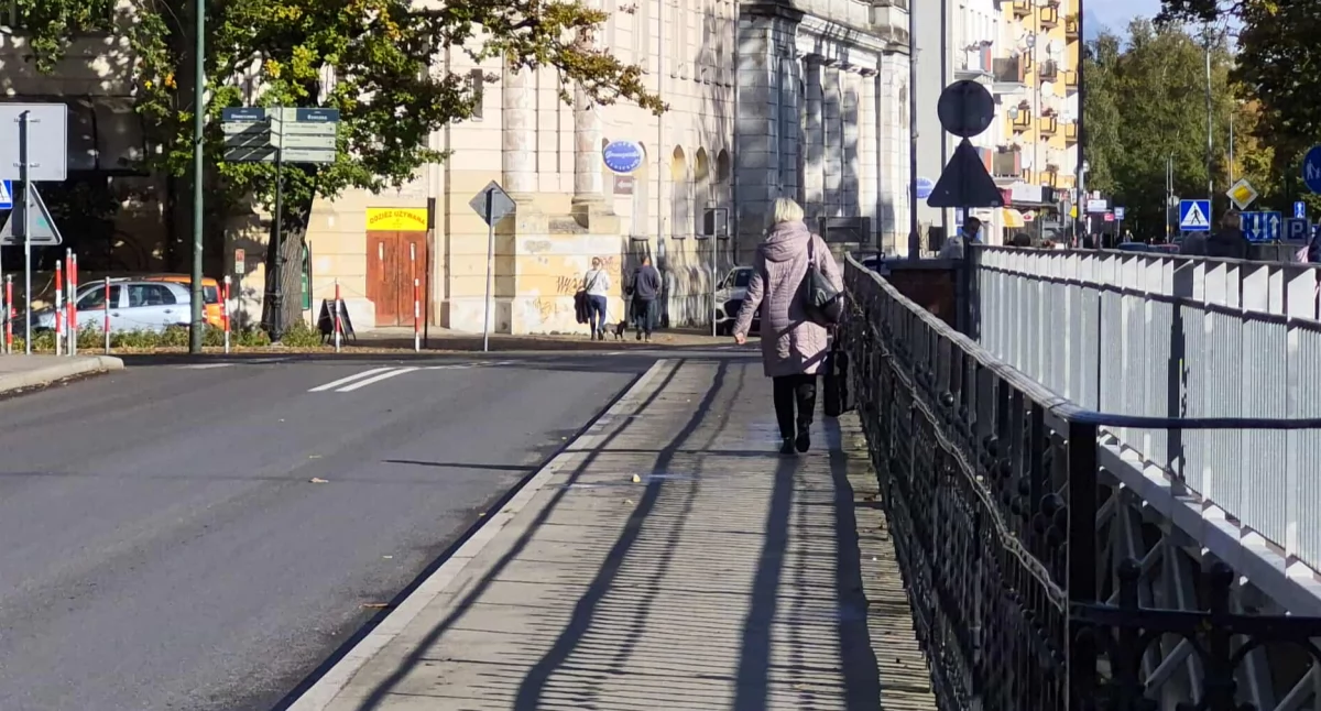 Wiadomości, Jesienne porządki mieście Znikają kwietne dekoracje - zdjęcie, fotografia