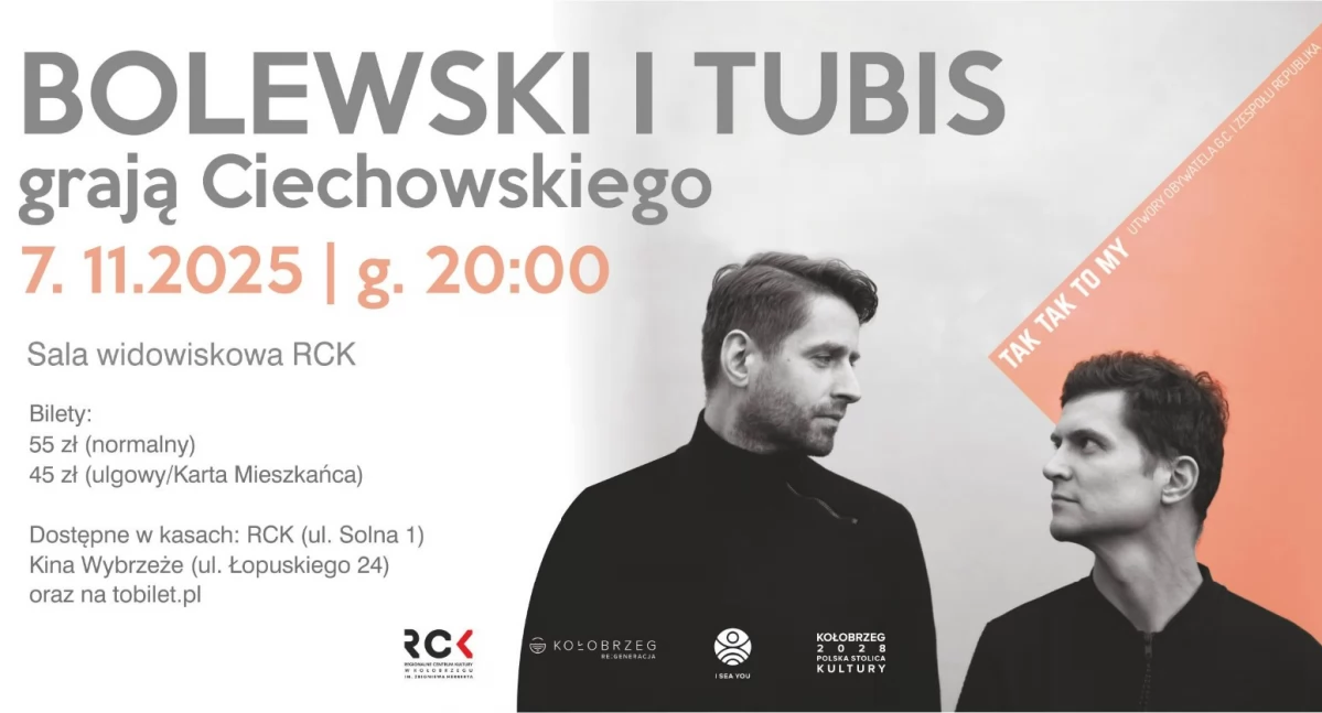 Koncerty, Bolewski Tubis zagrają Kołobrzegu - zdjęcie, fotografia