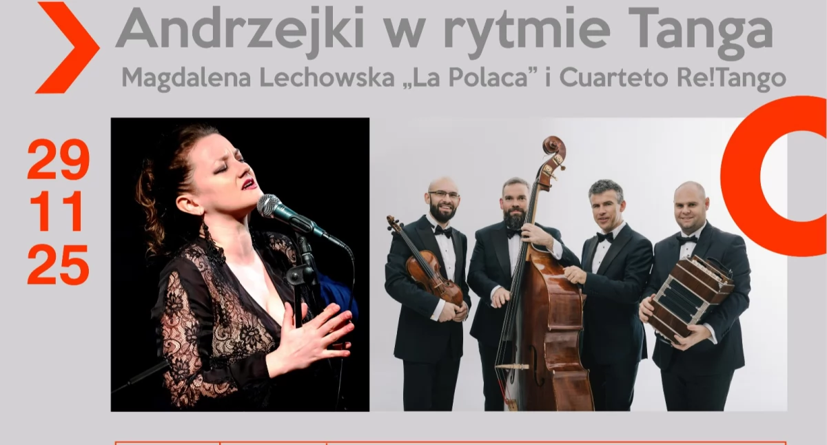Koncerty, Andrzejkowy wieczór rytmie tanga Magdalena Lechowska wystąpi - zdjęcie, fotografia