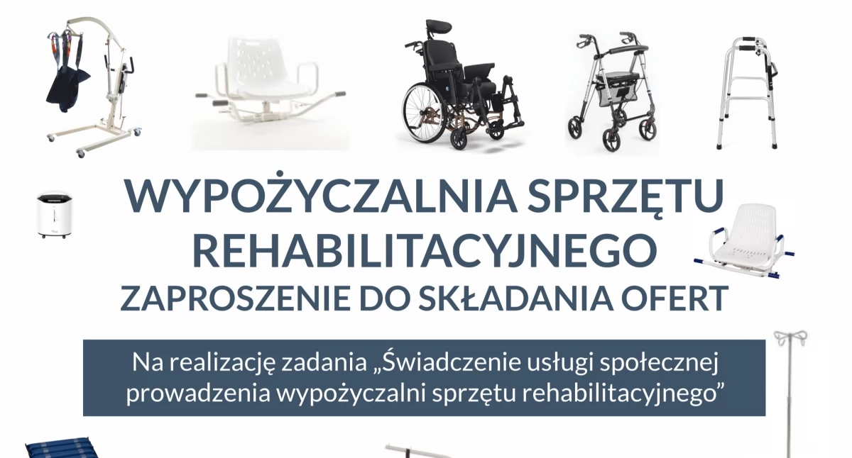 Wiadomości, Powstanie bezpłatna wypożyczalnia sprzętu rehabilitacyjnego szuka operatora - zdjęcie, fotografia