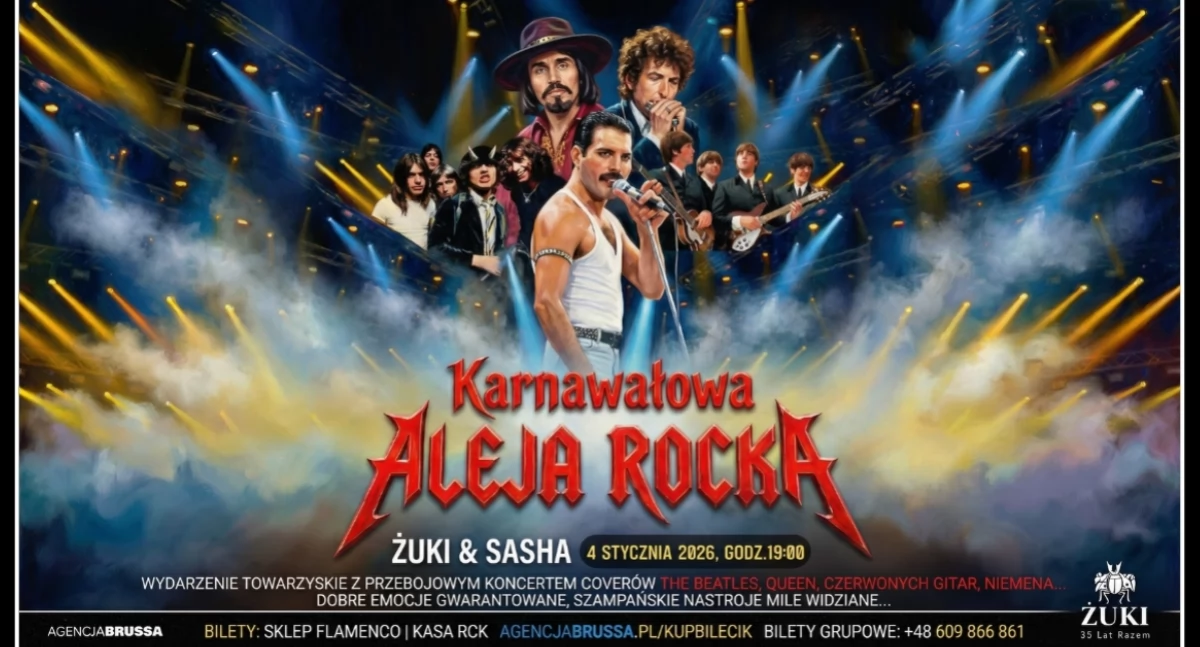 Koncerty, Beatles Queen Niemen jednym koncercie Karnawałowa Aleja Rocka - zdjęcie, fotografia