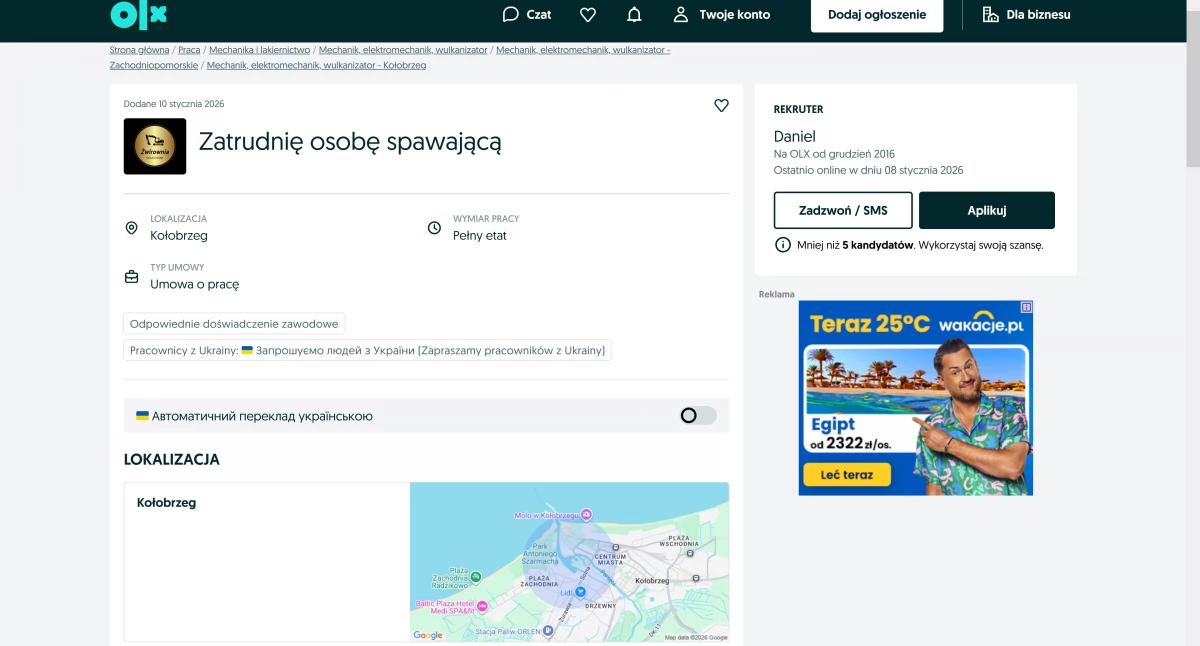 Wiadomości, Osoba spawająca pilnie poszukiwana Czyli ogłoszenia pracę nowemu - zdjęcie, fotografia