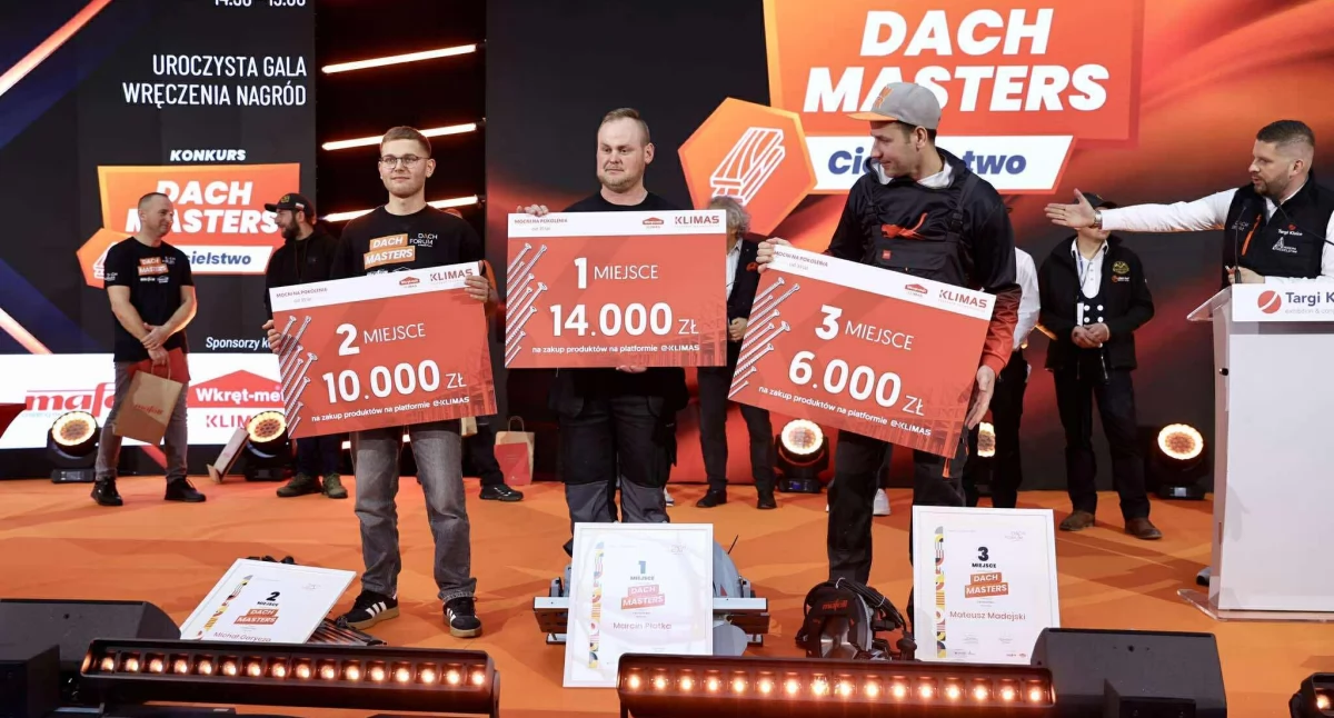 Wiadomości, Dekarz Kołobrzegu trzeci Polsce Sukces ogólnopolskich zawodach Masters - zdjęcie, fotografia