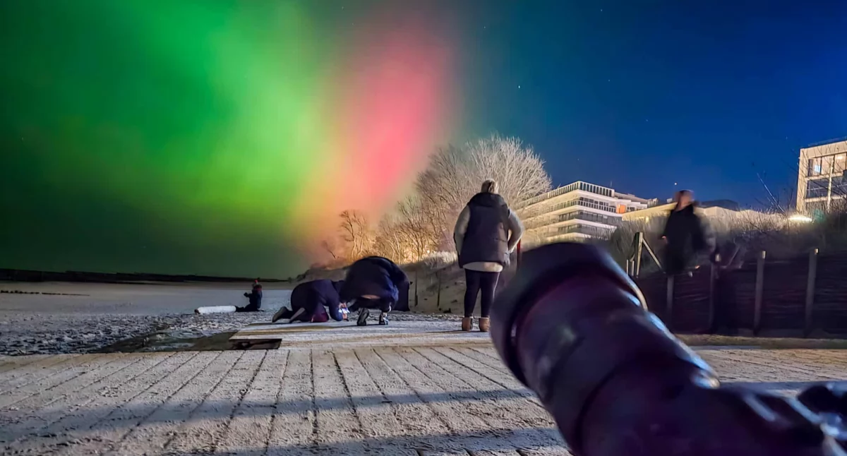 Wiadomości, Zorza polarna Polską Dlaczego czasem zachwyca czasem ogóle widać - zdjęcie, fotografia