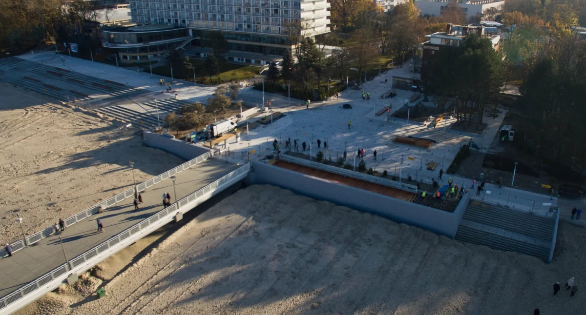 Wiadomości, działki metrów widok Bałtyk wyglądać miejska sauna plaży - zdjęcie, fotografia