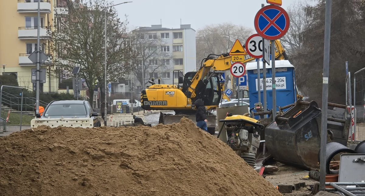 Inwestycje, Uwaga kierowcy! Kolejne utrudnienia związane przebudową ulicy - zdjęcie, fotografia