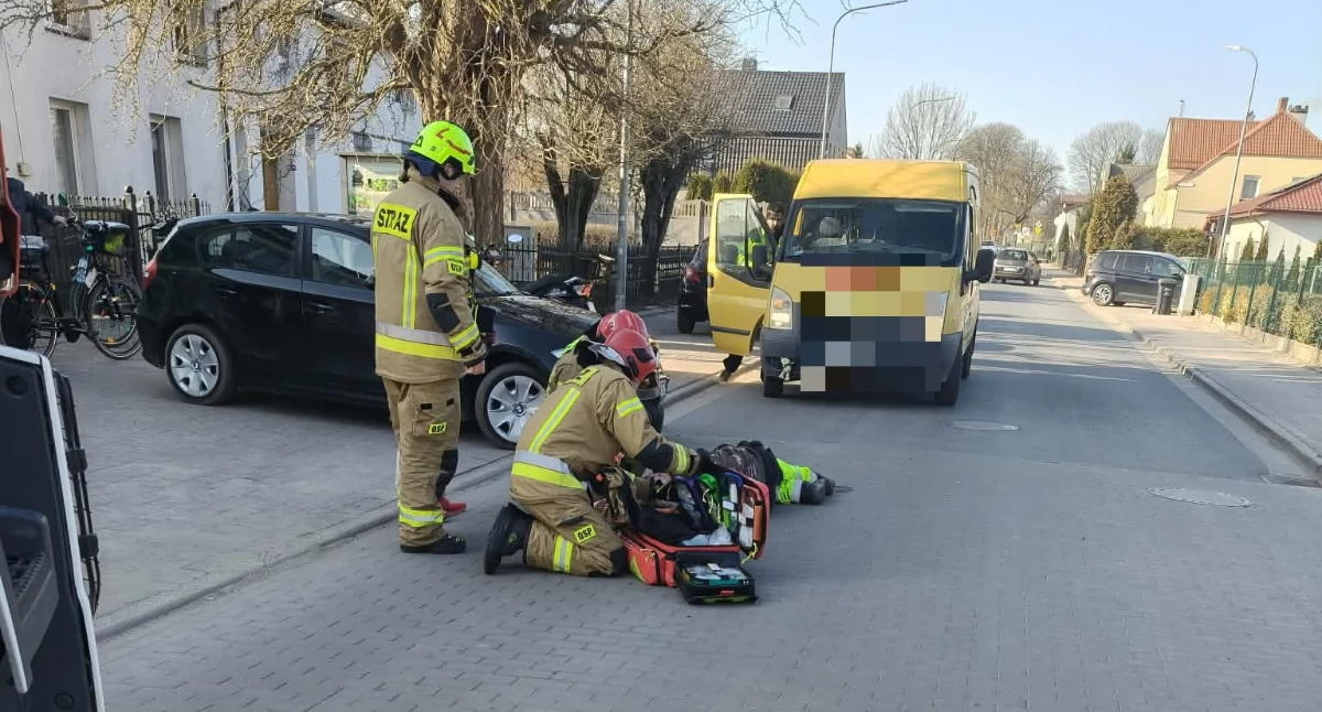 Wypadki drogowe, Pijany latek przewrócił skuterze Miał zakaz prowadzenia pojazdów - zdjęcie, fotografia