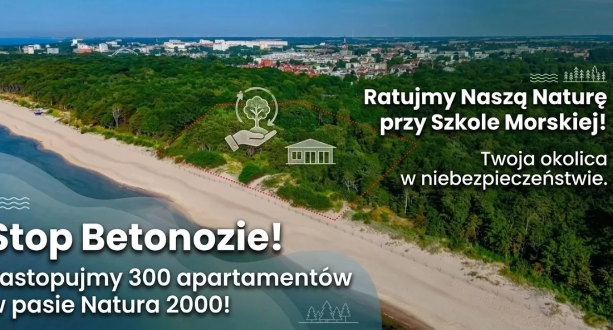 Wiadomości, Rośnie sprzeciw wobec inwestycji pasie nadmorskim Setki podpisów petycją - zdjęcie, fotografia