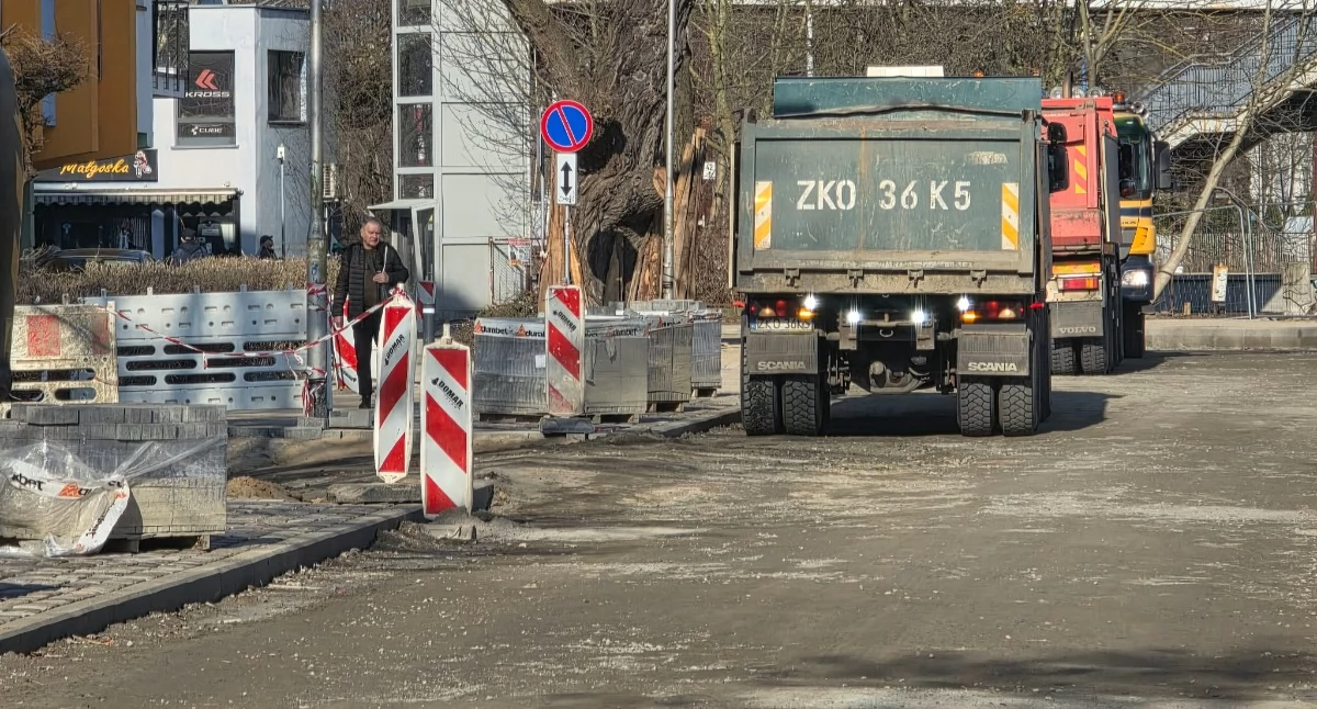 Wiadomości, Prace Okopowej wchodzą kluczowy Będzie wahadłowy - zdjęcie, fotografia