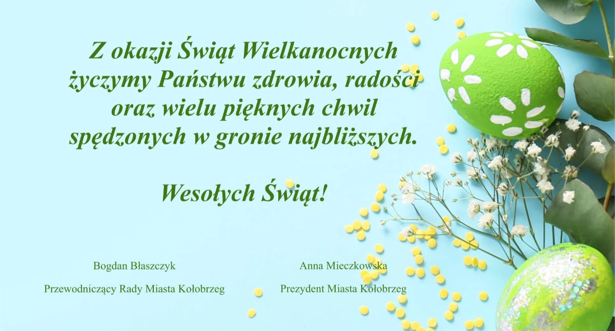 Komunikaty, Władze miasta składają wielkanocne życzenia - zdjęcie, fotografia