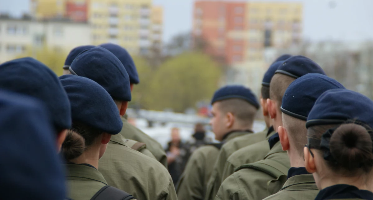 Wiadomości, Kadeci Gościna najlepsi województwie Triumf Zachodniopomorskim Przeglądzie Musztry - zdjęcie, fotografia