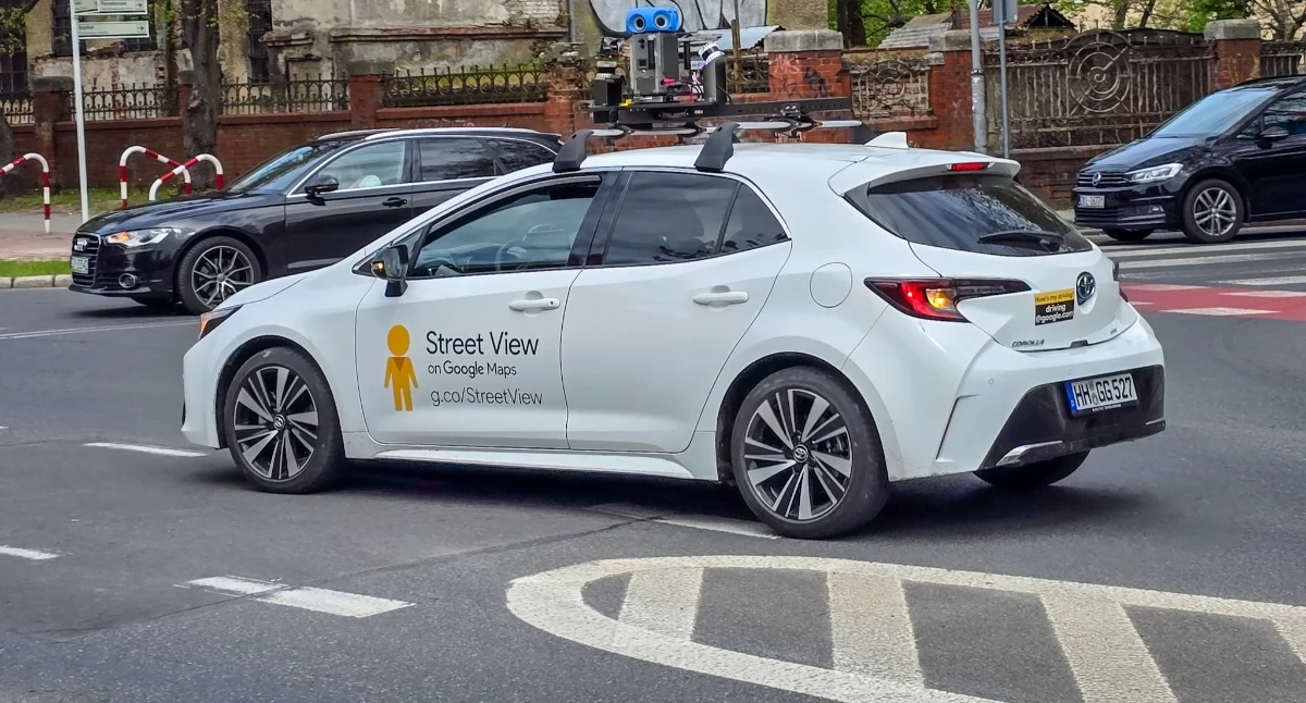 Wiadomości, Samochód Google Street Kołobrzegu - zdjęcie, fotografia