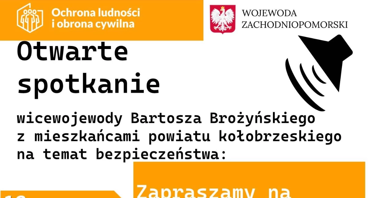 Wiadomości, bezpieczeństwie obronie cywilnej Otwarte spotkanie wicewojewodą - zdjęcie, fotografia