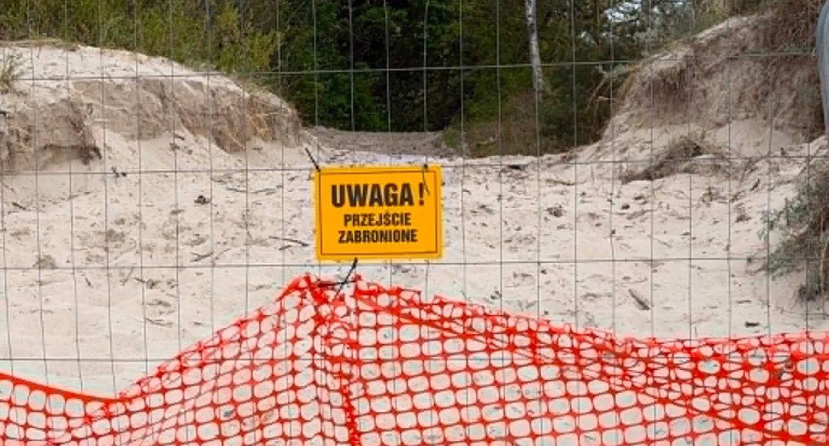 Wiadomości, tymczasowo zejdziesz plażę Powstaje infrastruktura - zdjęcie, fotografia