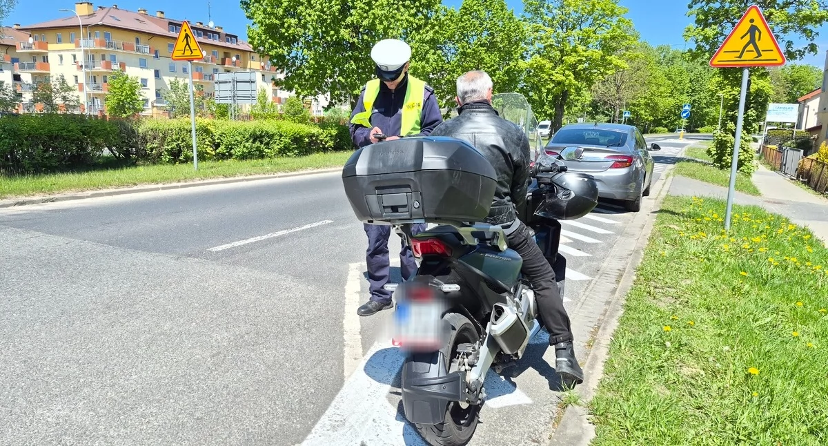 Wiadomości, Motocykliści kontrolą drogówki Posypały mandaty - zdjęcie, fotografia