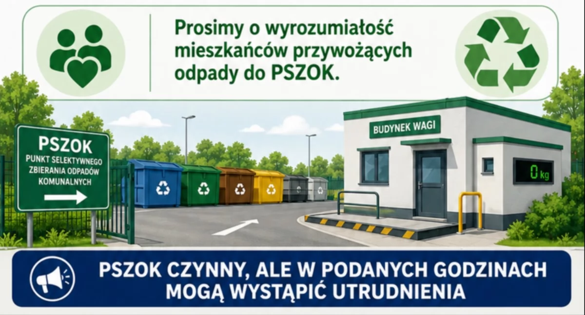 Wiadomości, Uwaga mieszkańcy sobotę utrudnienia PSZOK Kołobrzegu - zdjęcie, fotografia