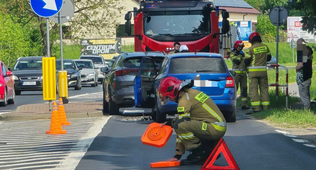 Wiadomości, Zdarzenie Kołobrzegiem utrudnienia ruchu - zdjęcie, fotografia