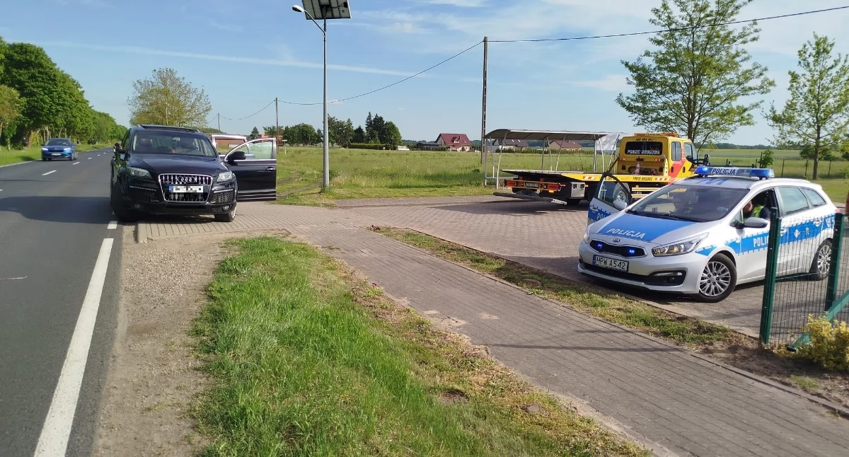 Kronika policyjna, Zderzenie kierowca ponad promilami - zdjęcie, fotografia