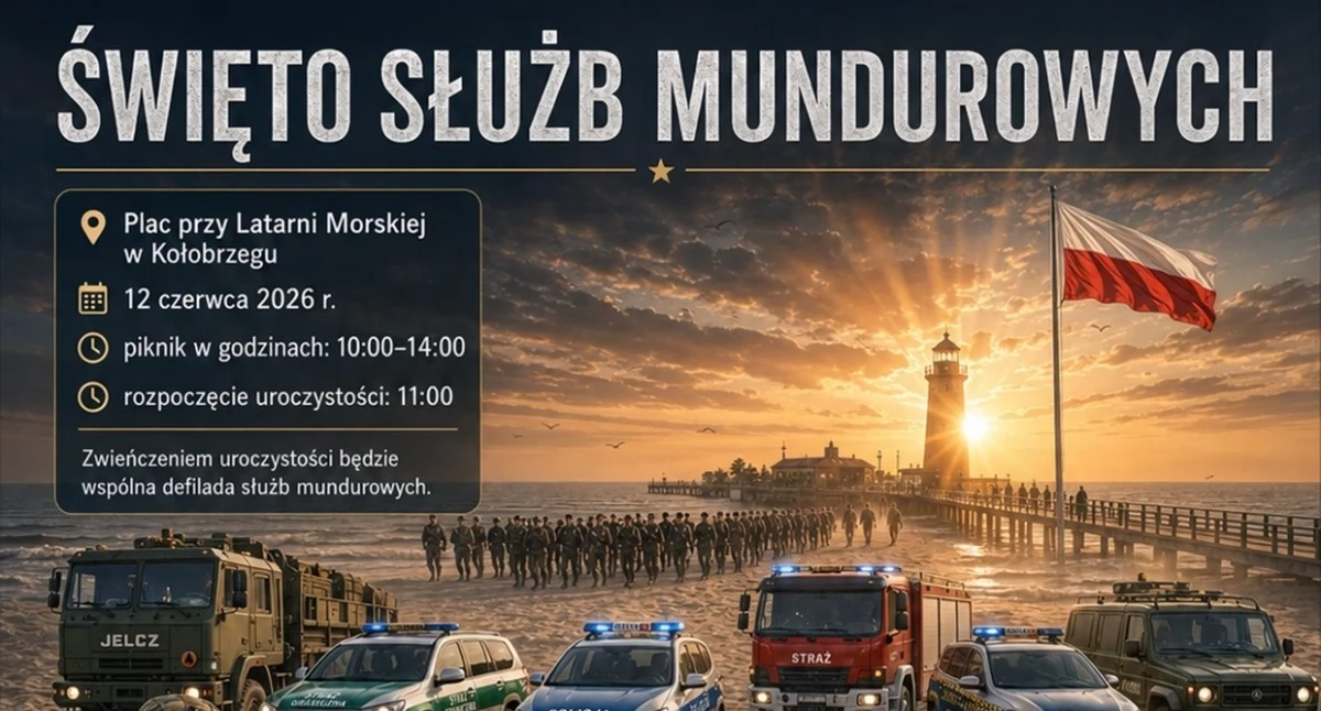 Wiadomości, Wojsko strażacy służby mundurowe opanują kołobrzeski - zdjęcie, fotografia