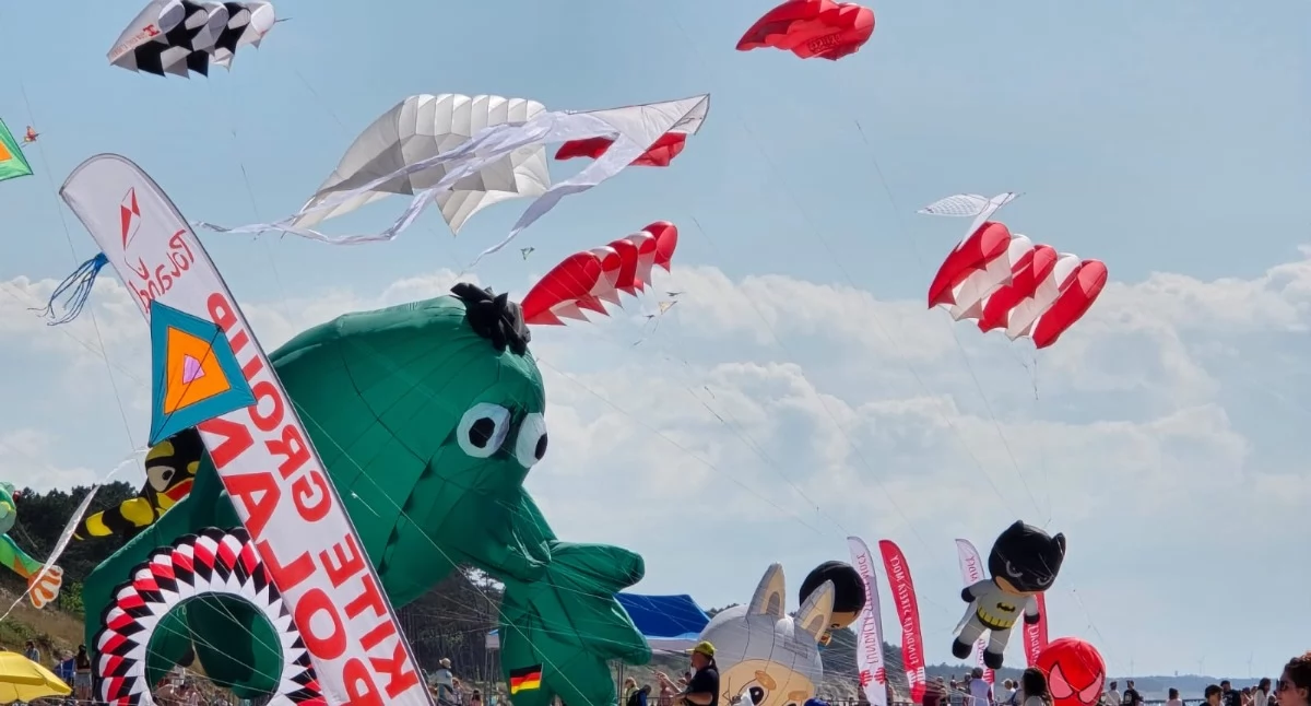 Wiadomości, Międzynarodowy Festiwal Latawców Dąbkach zdjęcia - zdjęcie, fotografia