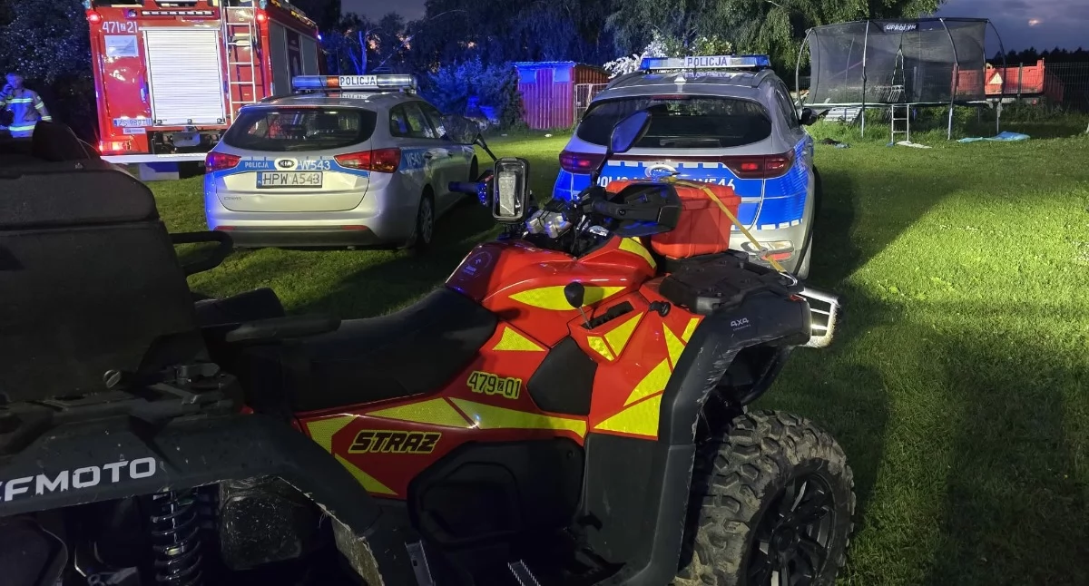 Wiadomości, Poparzone dziecko akcja poszukiwawcza Groźne zdarzenie Gościnem - zdjęcie, fotografia