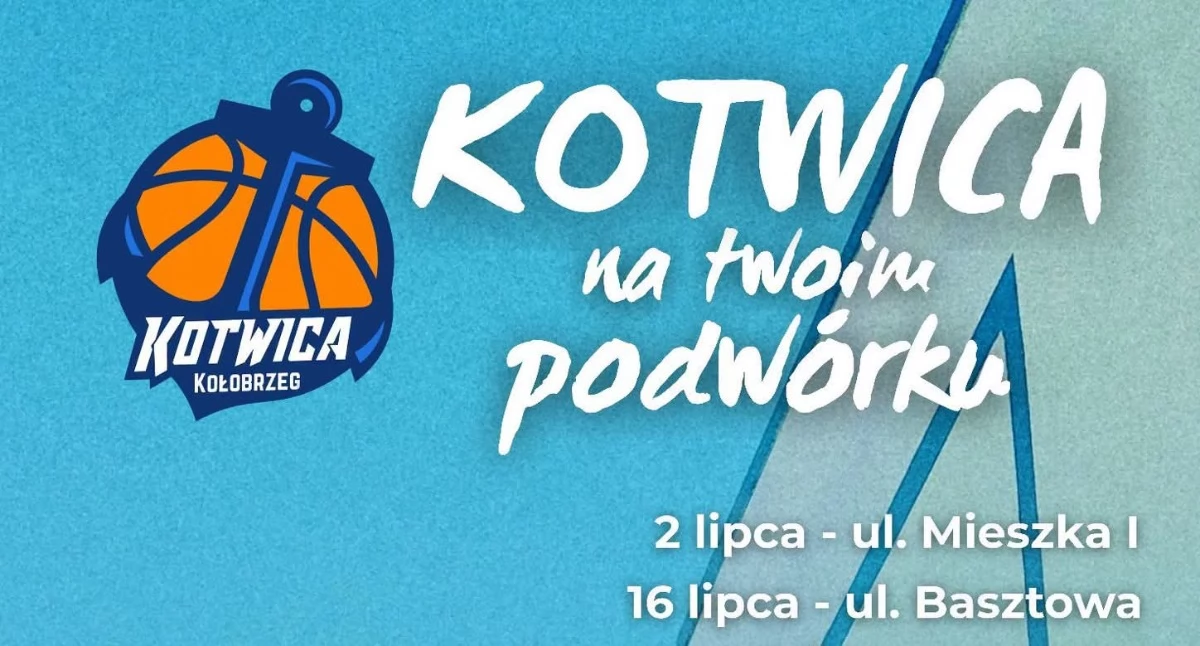 Koszykówka, Kotwica Twoim podwórku wakacyjne spotkania koszykówką - zdjęcie, fotografia