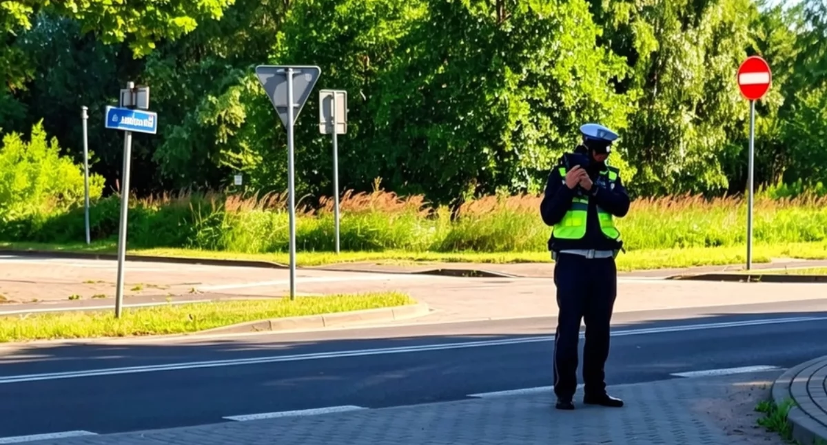 Kronika policyjna, mandatów akcji kołobrzeskiej drogówki - zdjęcie, fotografia