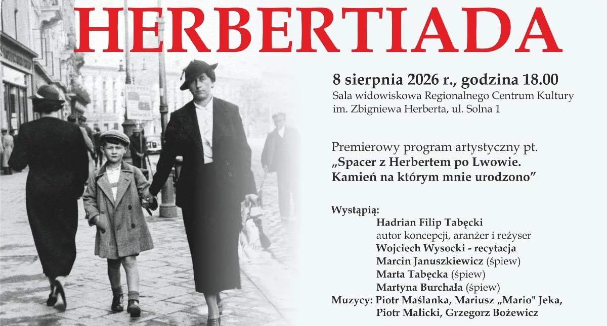 Wiadomości, Spacer Lwowie Herbertem XXVII „Herbertiada” sierpniu Kołobrzegu - zdjęcie, fotografia
