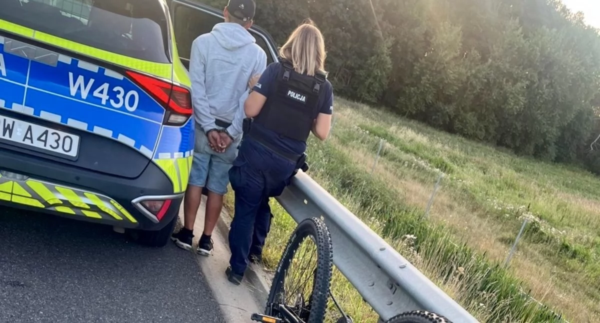 Wiadomości, Ruszył Kołobrzegu pokonał blisko latek zaszalał pijaku rowerze - zdjęcie, fotografia