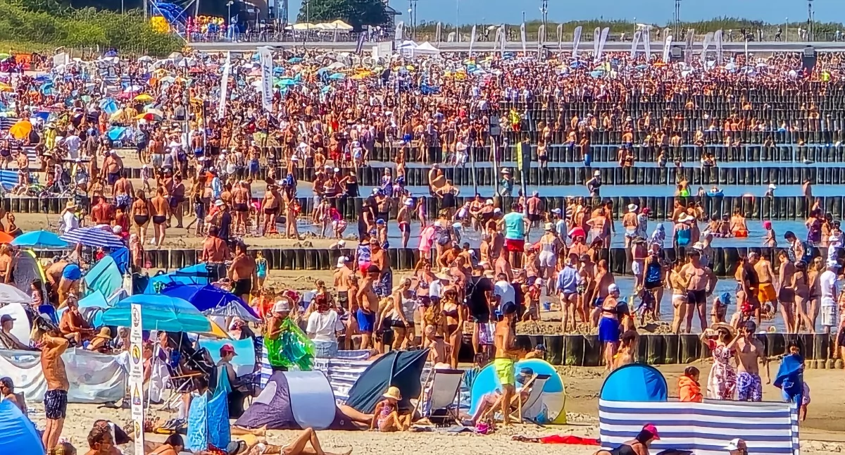 Plaża w Kołobrzegu