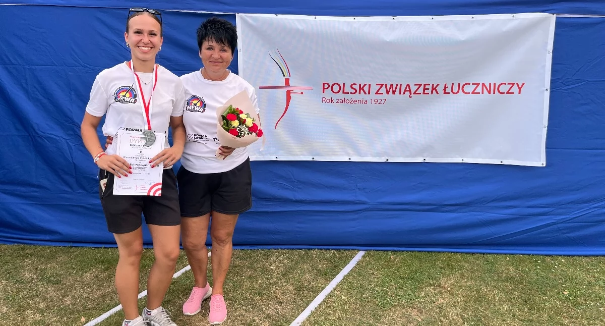 Łucznictwo, Barbara Rybka wicemistrzynią Polski Srebro Kołobrzeg - zdjęcie, fotografia