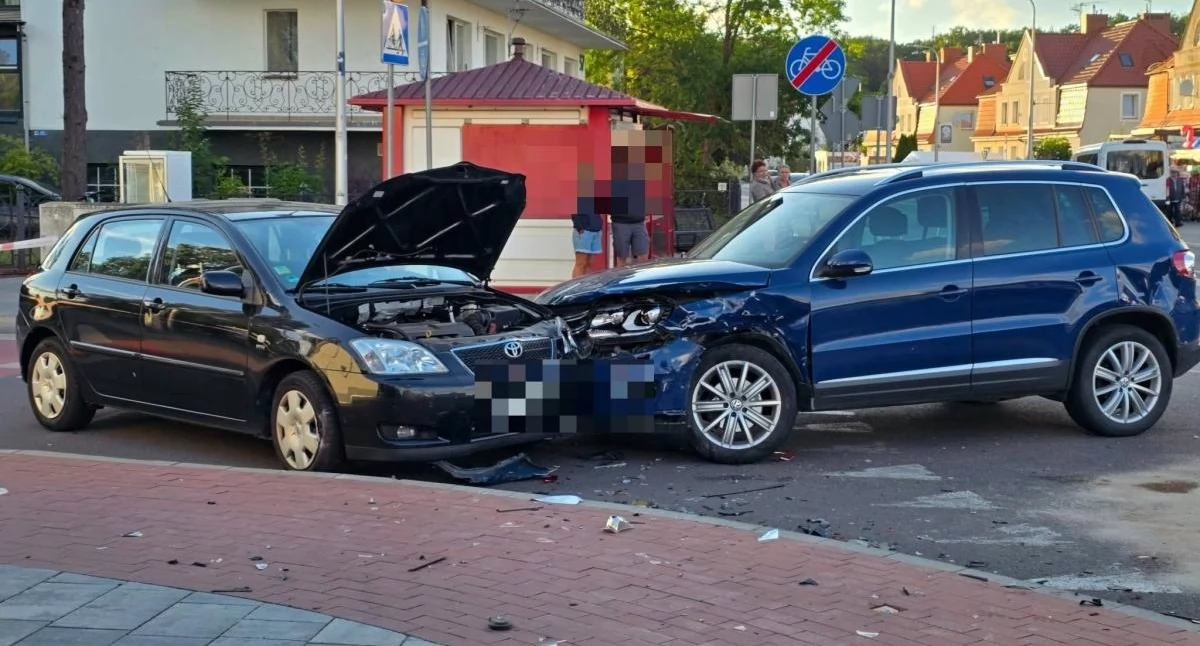 Kronika policyjna, Zdarzenie trzech pojazdów Sprawczyni ukarana mandatem - zdjęcie, fotografia