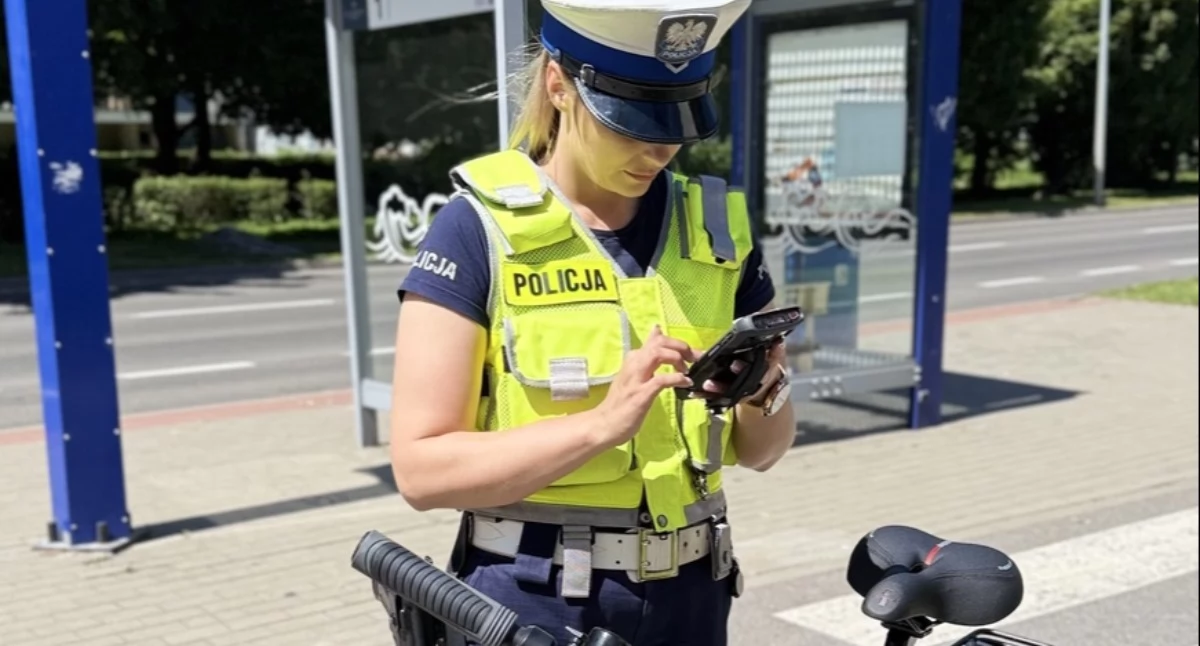 Wiadomości, Hulajnogi rowery celowniku policji wykroczeń podczas jednej akcji - zdjęcie, fotografia