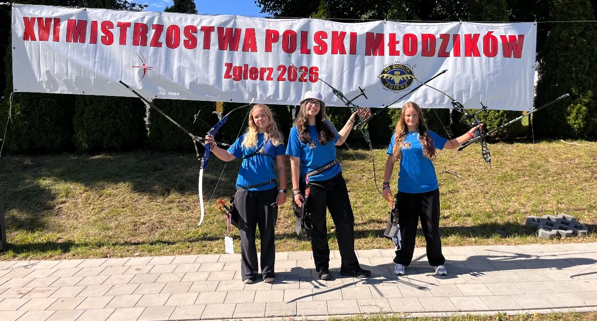 Łucznictwo, Złoto srebro brąz Kołobrzescy łucznicy medalami mistrzostw Polski - zdjęcie, fotografia