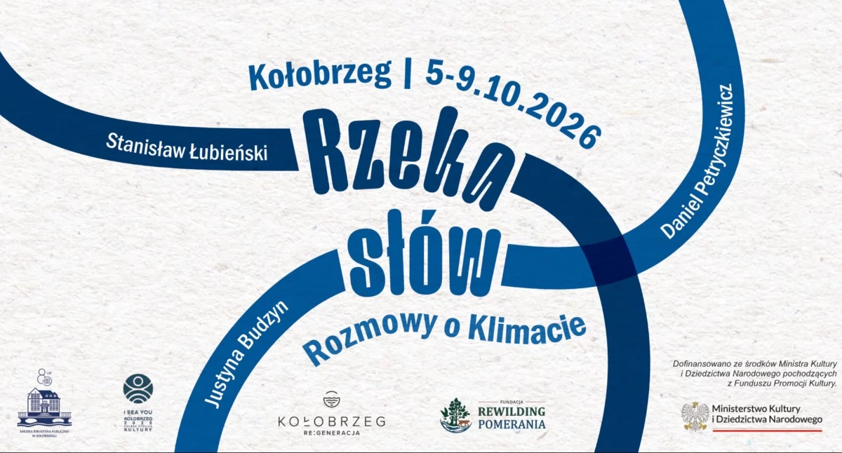 Biblioteka, Będą rozmowy klimacie przyrodzie przyszłości Rzeka Słów kołobrzeskiej bibliotece - zdjęcie, fotografia