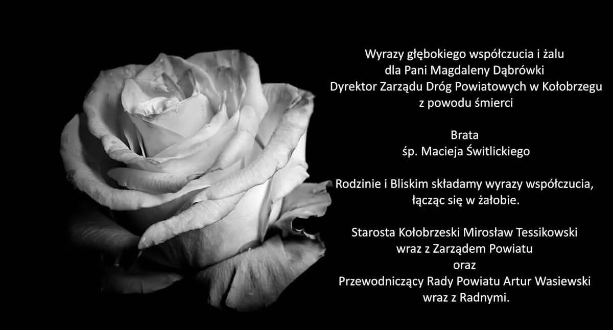 Wiadomości, Wyrazy głębokiego współczucia żalu - zdjęcie, fotografia