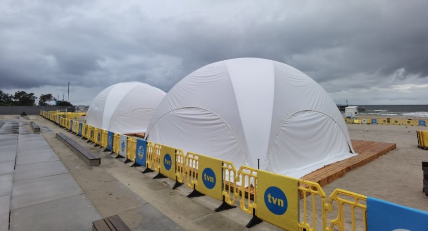 Zdjęcie Kołobrzegu i Projektu Plaża