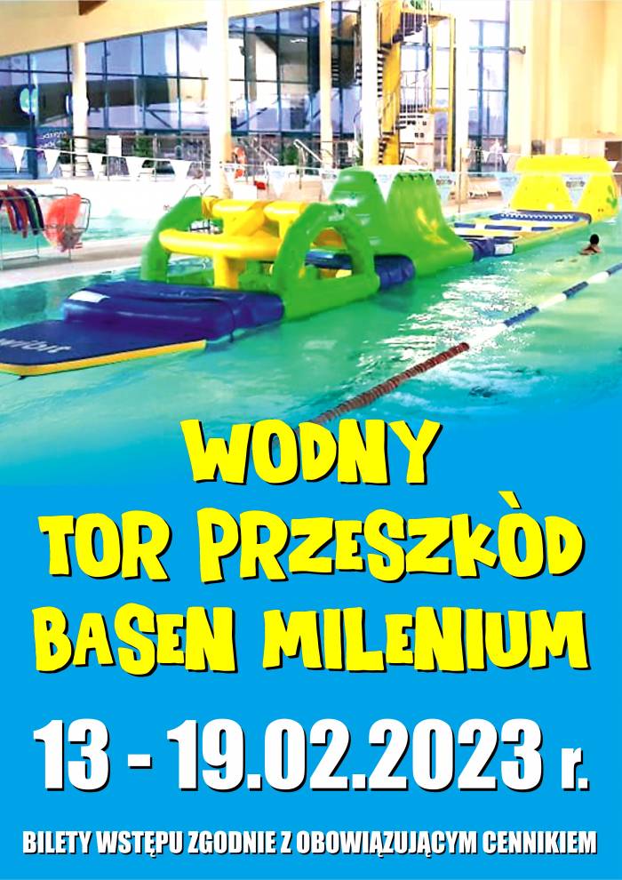 Wody tor przeszkód na basenie Milenium