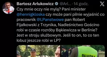 Berlin, Bąkiewicz i leśnik spod Kołobrzegu. Sprawa trafiła do przełożonych