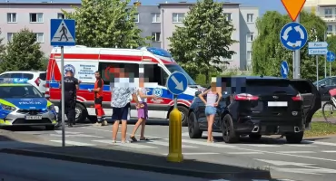 Potrącenie przy rondzie Ku Morzu. Są utrudnienia w ruchu