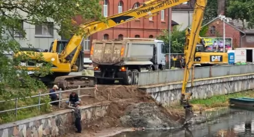 Łacha na Parsęcie znika. Widać już efekty prac w korycie rzeki