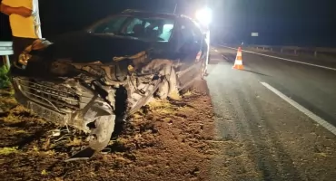 1100 zł mandatu po kolizji na S6.  Zderzyły się dwa peugeoty