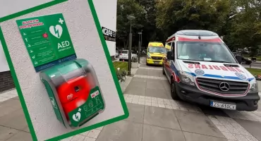 AED pomogło uratować 70-latkę. Zareagowali ratownik i pracownik recepcji