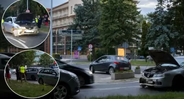 Pijany obywatel Ukrainy za kierownicą hondy. Doprowadził do kolizji trzech samochodów