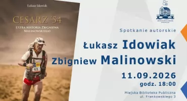 Ponad 130 maratonów i niemal 100 ultramaratonów. Spotkanie autorskie przy Frankowskiego