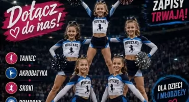 Powstaje grupa cheerleadingu. Ruszają zapisy dla dzieci i młodzieży