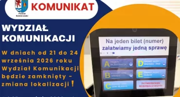 Wydział Komunikacji zmienia siedzibę. Przez cztery dni będzie zamknięty