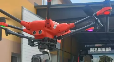 To jedyny taki dron w powiecie. OSP Robuń wzmacnia działania z powietrza