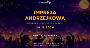 Andrzejki w Hotelu Arka Medical SPA: dancing, wróżby i fotobudka 360