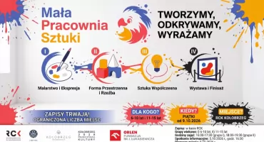 Mała Pracownia Sztuki w RCK. Ruszają zapisy dla dzieci i młodzieży